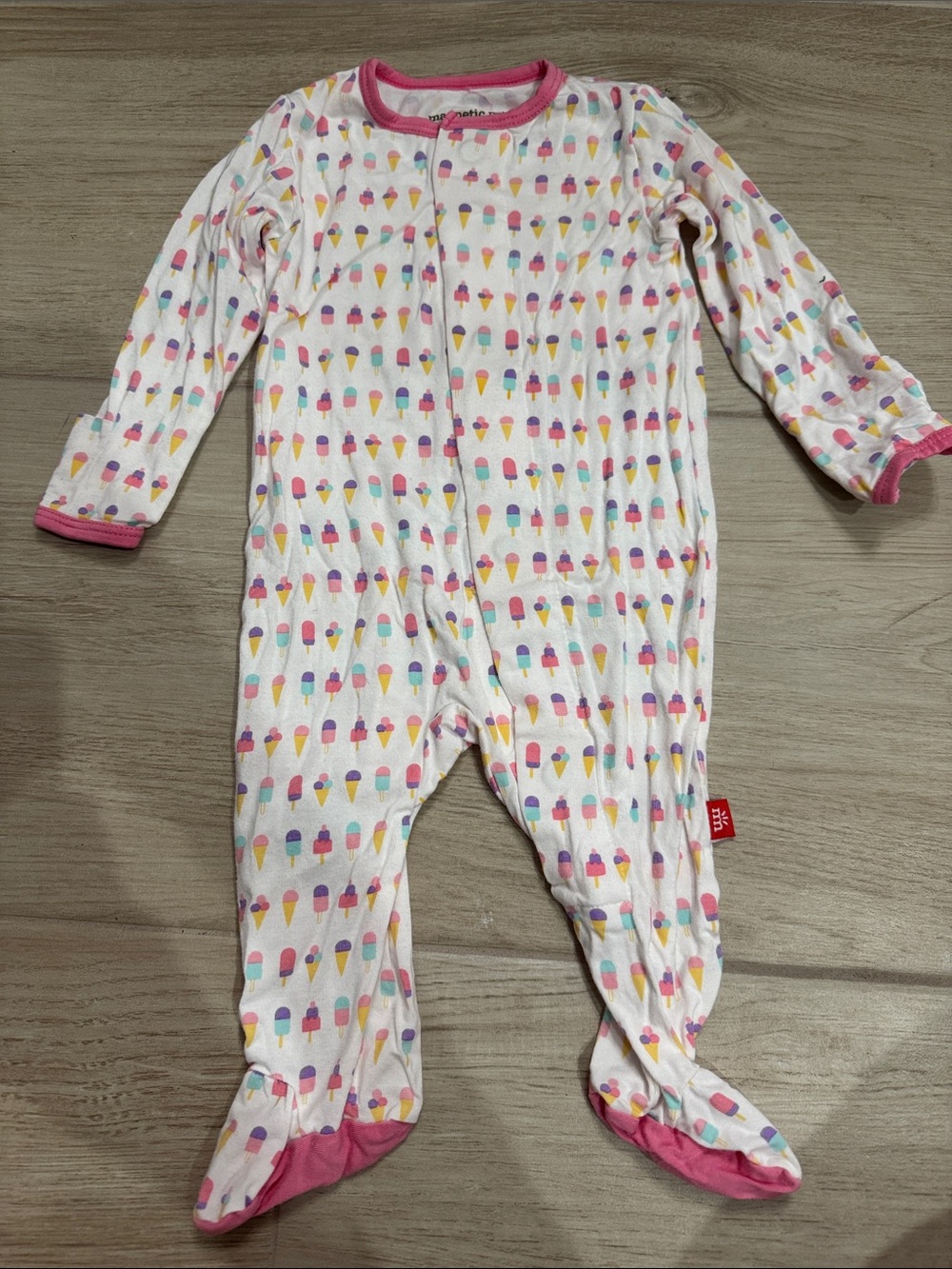 Magnetic Me Modal Ice Cream Footie 0-3 months